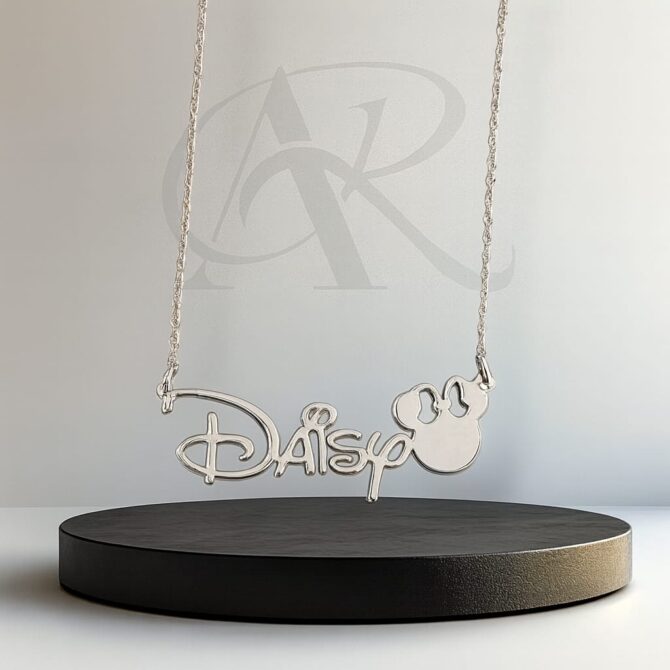 Custom Mickey \ Minnie  name pendant - Image 2