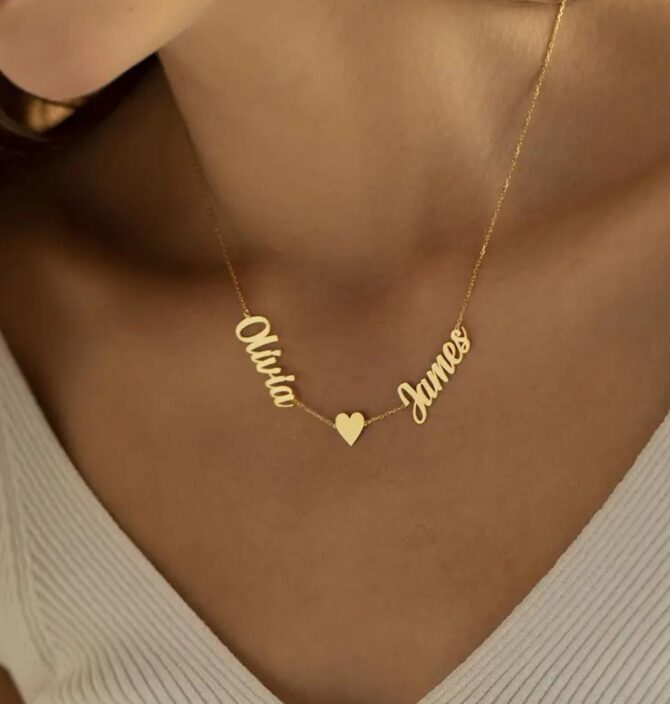 Personalized Couple Name necklace