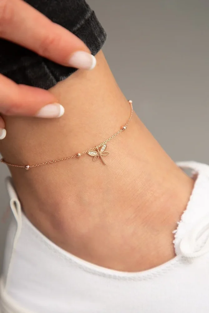 Dragonfly Anklet