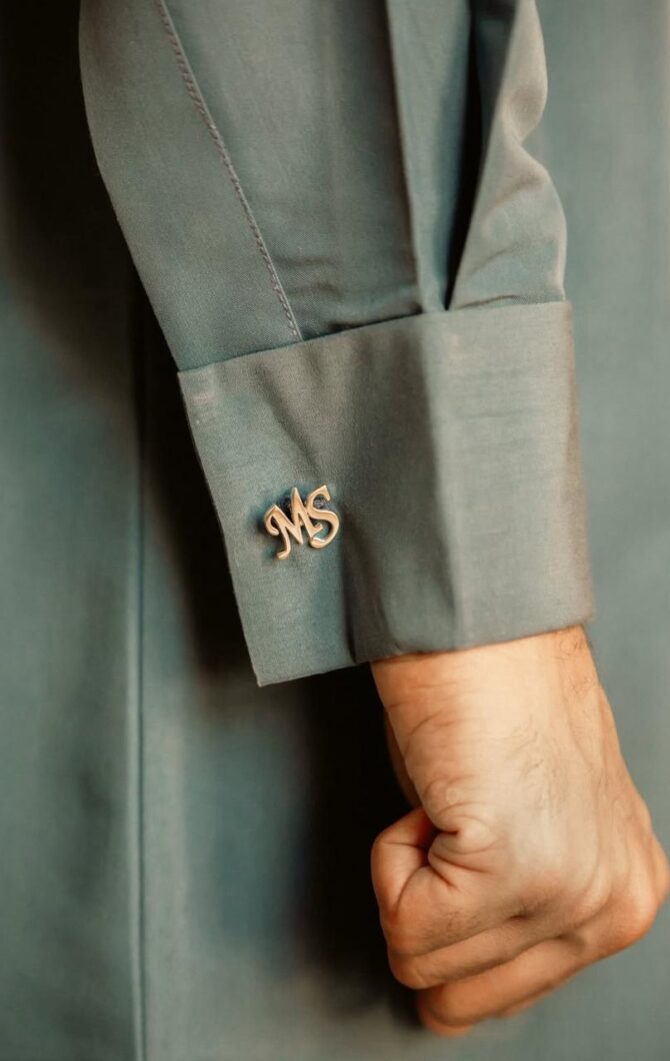 Custom Initial Cuff links